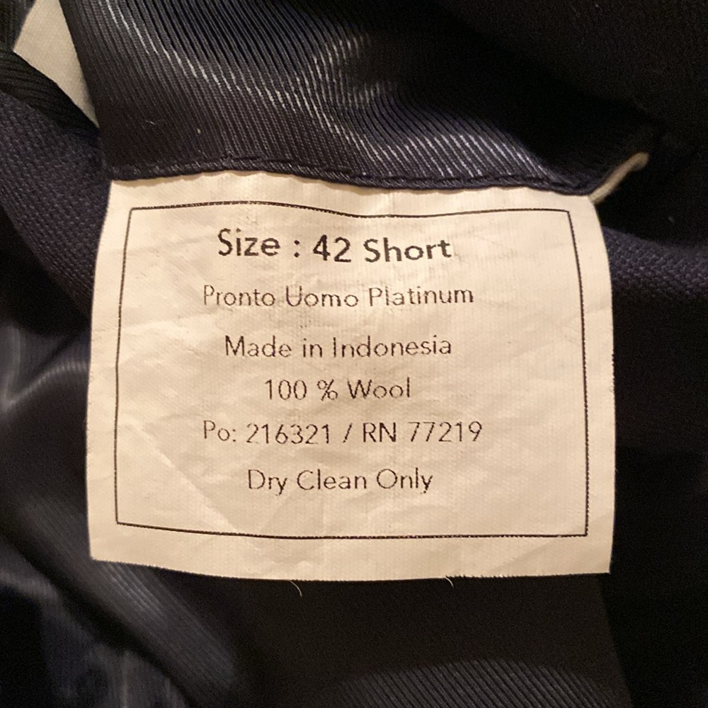 Pronto Uomo Men's Blazer - Picture 4 of 4